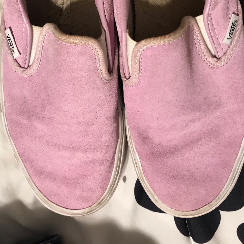 Pink vans shoes